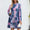 Ivy Lane Tie-Dye Round Neck Long Sleeve Tiered Dress