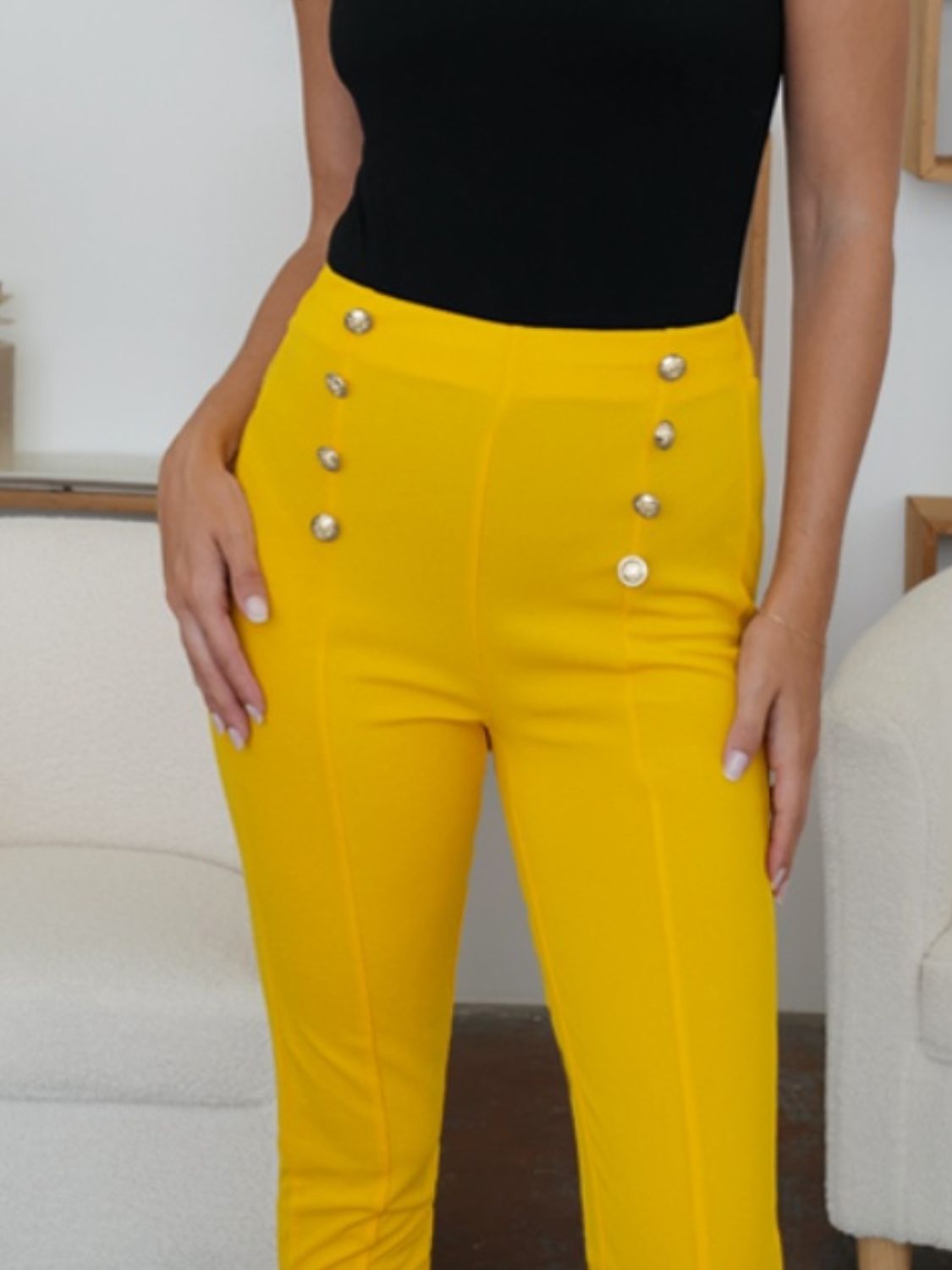 FAM-FAM High Waist Skinny Pants