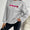 Devine Heart Dropped Shoulder Long Sleeve Sweatshirt