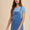 Annie Wear Wide Strap Denim Overall Dress with Pockets