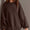 Double Take Side Slit Round Neck Long Sleeve Sweater