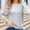 Angel Wings Flower Round Neck Dropped Shoulder Sweater