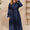 Honey Plus Size Ruffled Polka Dot Long Sleeve Midi Dress