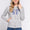 ACTIVE BASIC CALIFORNIA Zip Up Drawstring Long Sleeve Hoodie