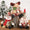 3-Pack Plush Christmas Figure Ornaments