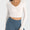 Millennia Ruched Cropped Long Sleeve Sports Top