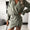 Drawstring Long Sleeve Mini Dress