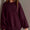 Double Take Side Slit Round Neck Long Sleeve Sweater