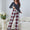 Buttoned Long Sleeve Top and Plaid Pants Lounge Set