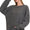 Brushed Ribbed Hacci Drop Shoulder Sweater Plus Size