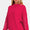 Zenana Exposed Seam Mock Neck Long Sleeve Sweater