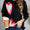 Angel Wings Heart Round Neck Long Sleeve Sweater