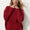 Basic Bae Round Neck Dropped Shoulder Long Sleeve Sweater