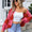 Angel Wings Striped Open Front Dropped Shoulder Cardigan