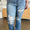 Judy Blue Full Size Distressed Raw Hem Bootcut Jeans