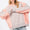 SAGE + FIG Color Block Round Neck Sweatshirt