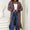 Angel Wings Full Size Multicolored Open Front Fringe Hem Cardigan