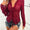 Tied V-Neck Long Sleeve Lace Top