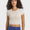 Millennia Round Neck Short Sleeve Cropped Sports T-Shirt