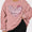 Plus Size Heart Sequin Round Neck Sweatshirt