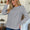 FAM-FAM Textured Round Neck Long Sleeve Sweatshirt