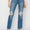 RISEN High Rise Distressed Ankle Jeans