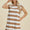 Basic Bae Full Size Striped Round Neck Cap Sleeve Mini Dress