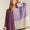 ADORA Side Slit Color Block Long Sleeve Sweater