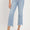 RISEN Full Size High Rise Raw Edge Crop Jeans