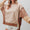 BiBi Washed Color Block Sweatshirt