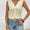 Honey Cutout V-Neck Tank