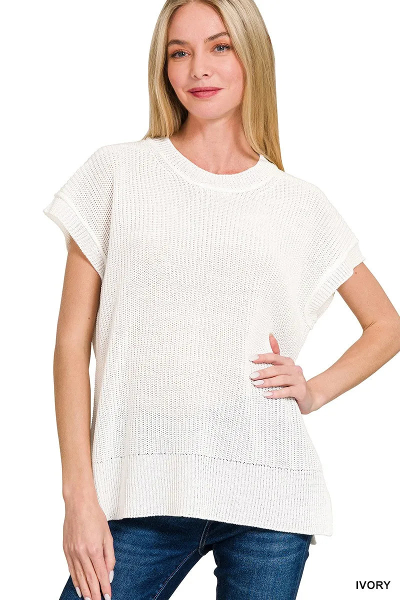 Oversized Crew Neck Sweater