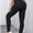 Crisscross Detail Wide Waistband Leggings