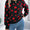 Heart Round Neck Long Sleeve Sweater