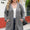 Plus Size Drawstring Pocketed Zip Up Hooded Jacket