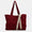 Quilted Nylon Large Tote Bag