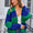 Angel Wings Striped Open Front Dropped Shoulder Cardigan