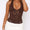 Lace Backless Halter Neck Cami