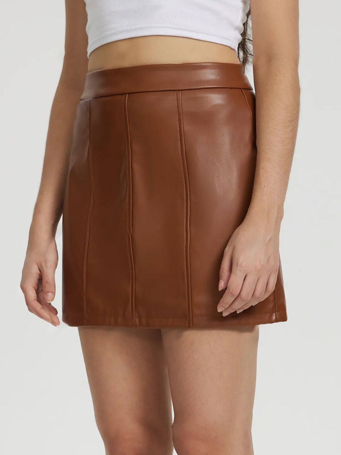 Mini Skirt with Zipper