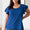 Gilli Plus Size Short Fluttery Sleeve Round Neck Top