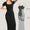 Basic Bae Built-In Shapewear Square Neck Short Sleeve Maxi Dress