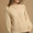 Textured Long Sleeve Sweater with Ribbed Trim