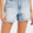 Full Size High Rise Denim Shorts