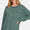 Zenana Full Size Contrast Stitching Brushed Ribbed Hacci Knit Top