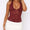 Lace Backless Halter Neck Cami