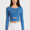 Millennia Cutout Long Sleeve Cropped Sports Top