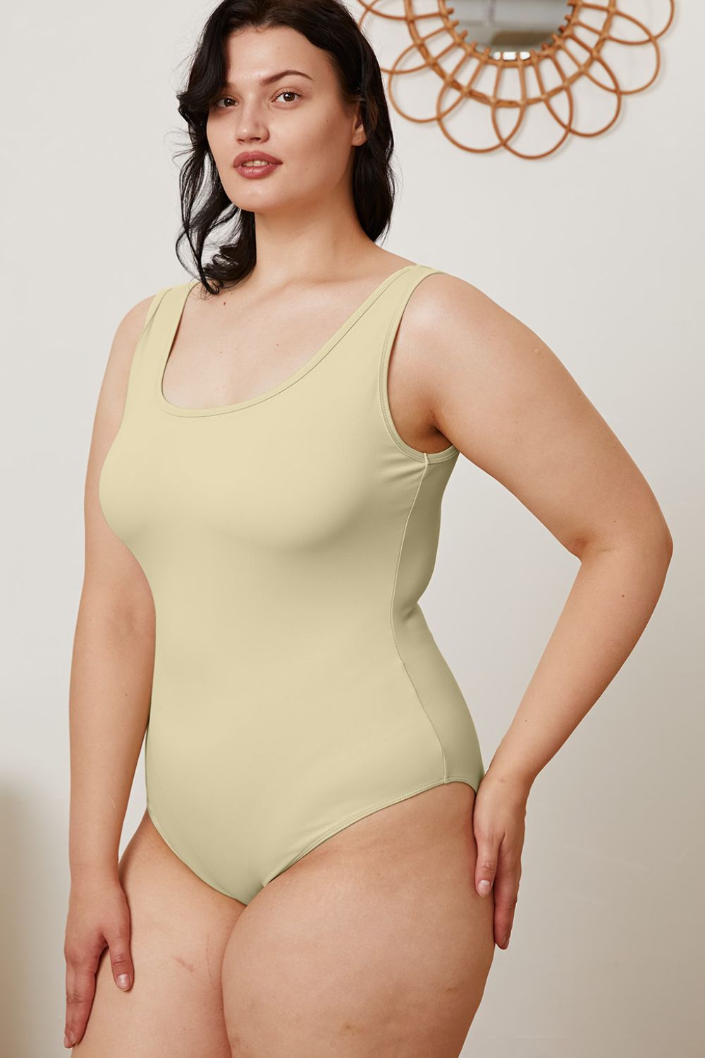 🎁 Full Size Square Neck Sleeveless Bodysuit (50% off)