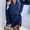 Drawstring Long Sleeve Mini Dress