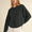 Mable Round Neck Dolman Sleeve Cropped Sweater