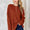 Basic Bae Full Size Ribbed Half Button Long Sleeve High-Low T-Shirt